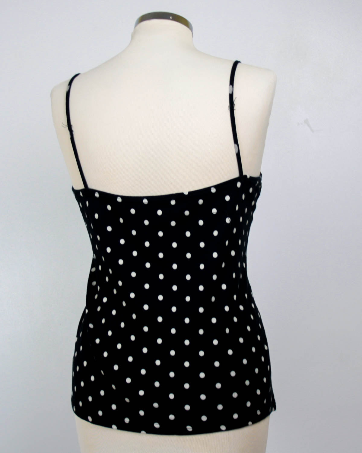 Top A Pois Con Ricamo Taglia M