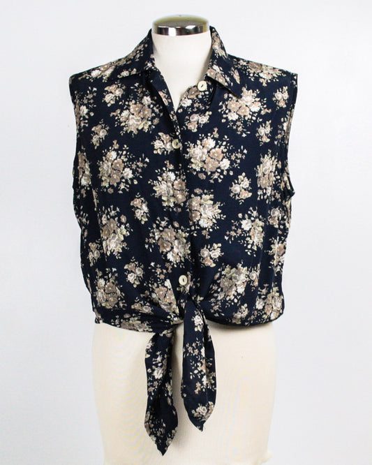 Gilet Vintage Con Bottoni Taglia XL