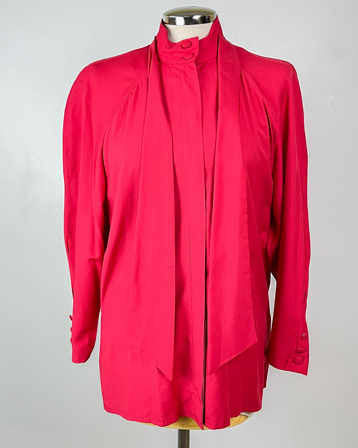 Vestito A Bottoni Con Fiocco Taglia M
