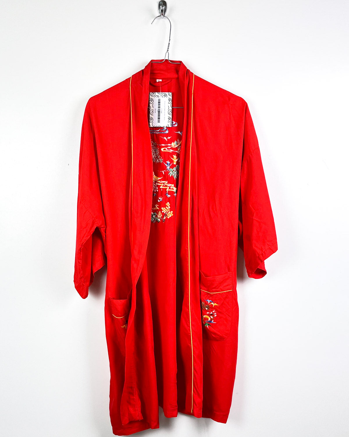 Kimono Con Ricami Sul Retro Taglia L