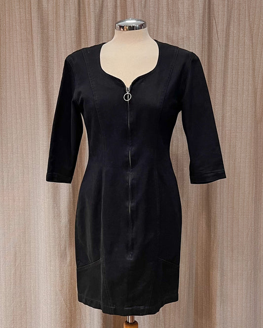 Vestito Vintage Con Zip Taglia M