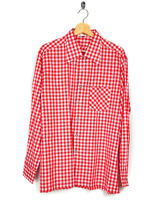 Camicia A Quadri Taglia L