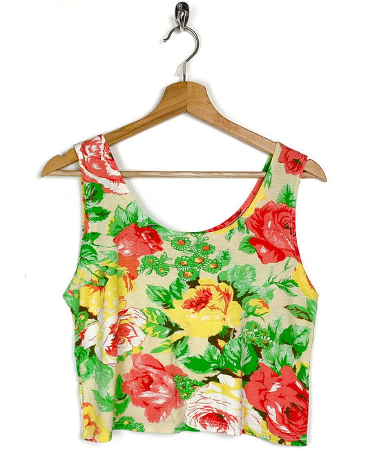 Top A Fiori Taglia S