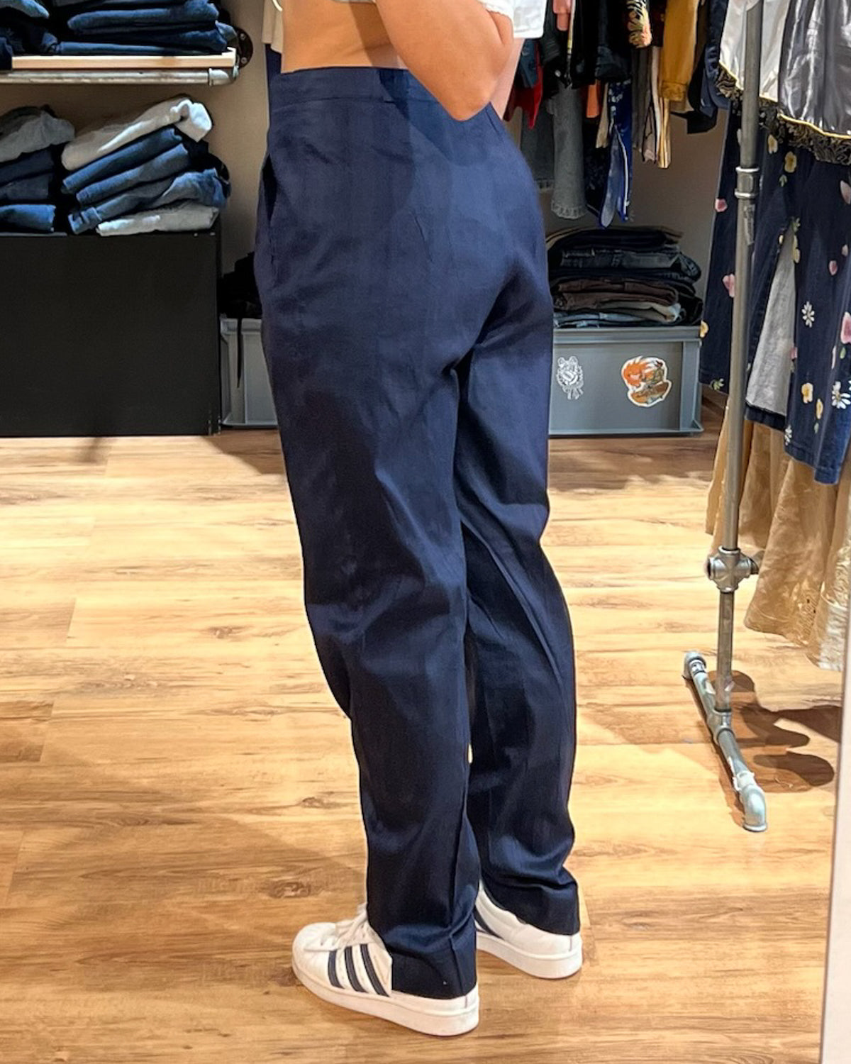 Pantalone Sartoriale in Seta Taglia M