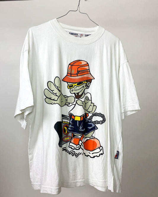 Gangboy - Tshirt Grafica Vintage Rap - L