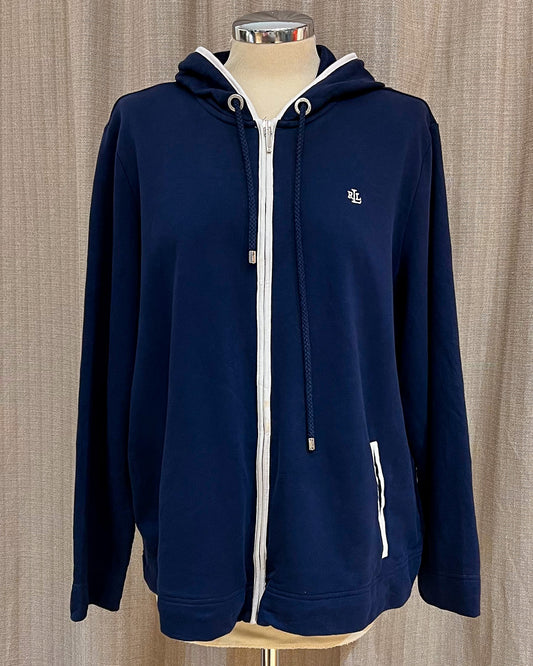 Felpa Con Zip - 2XL