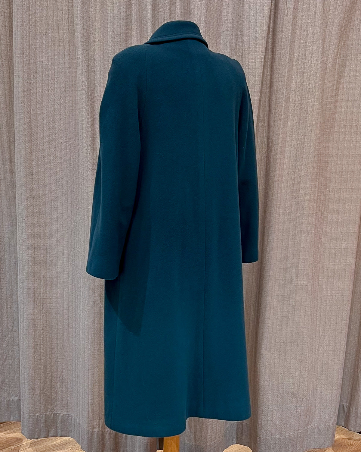 Cappotto In Pura Lana Vintage - M