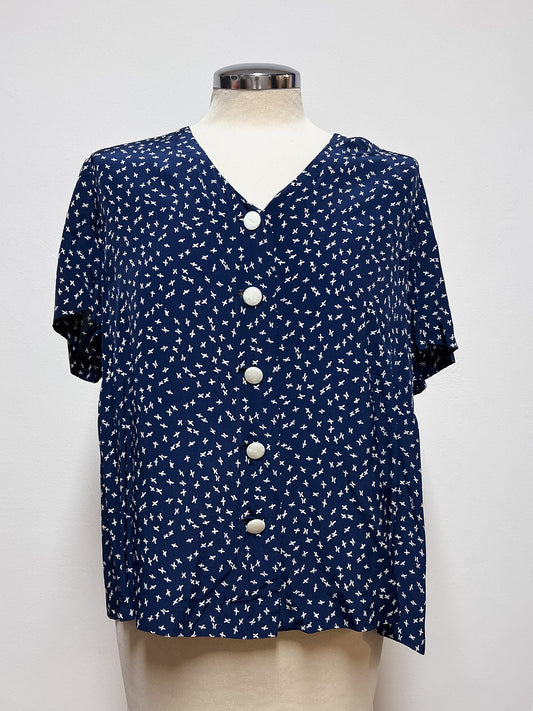 Blusa A Fantasia Vintage - M