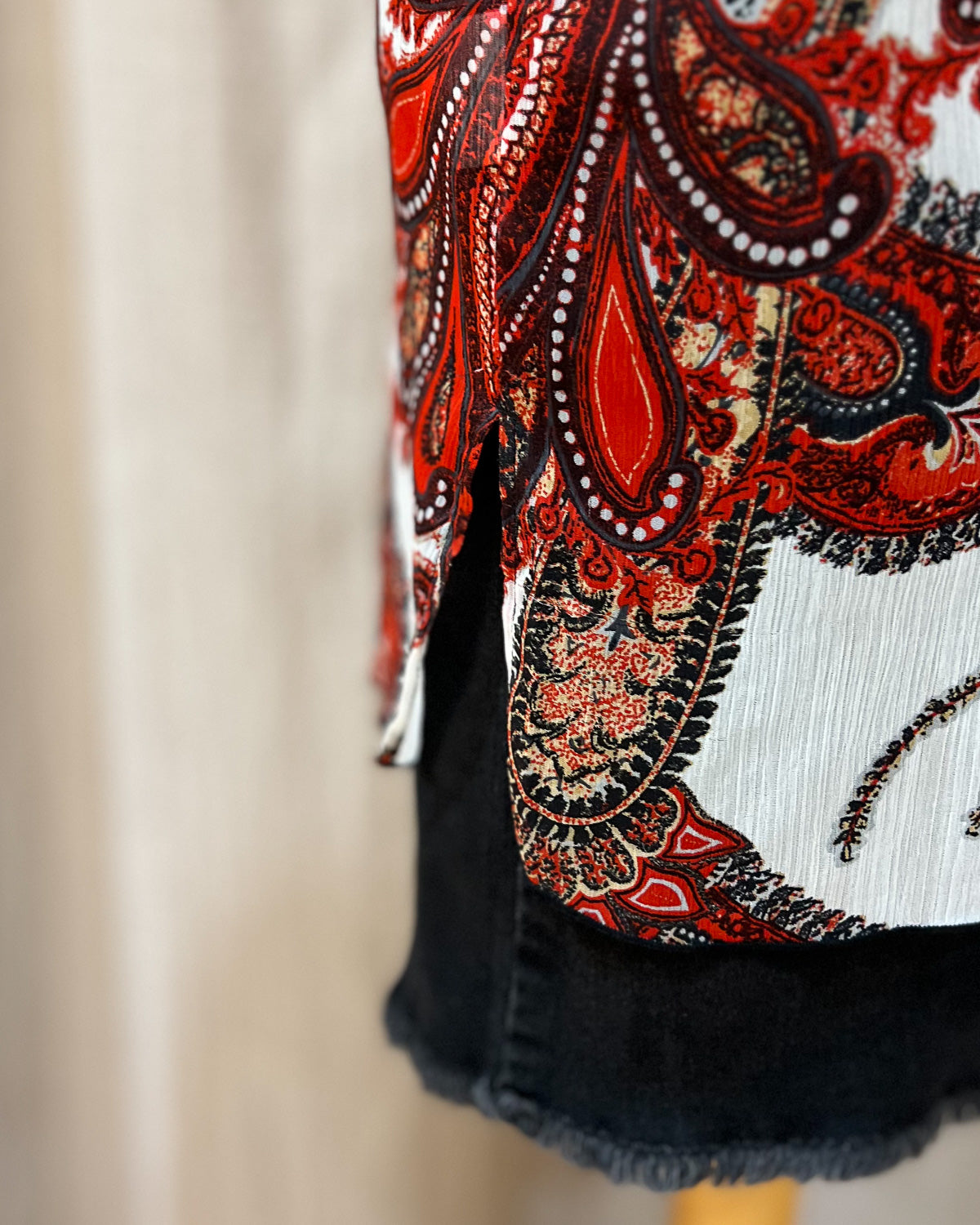 Blusa A Fantasia Vintage - L