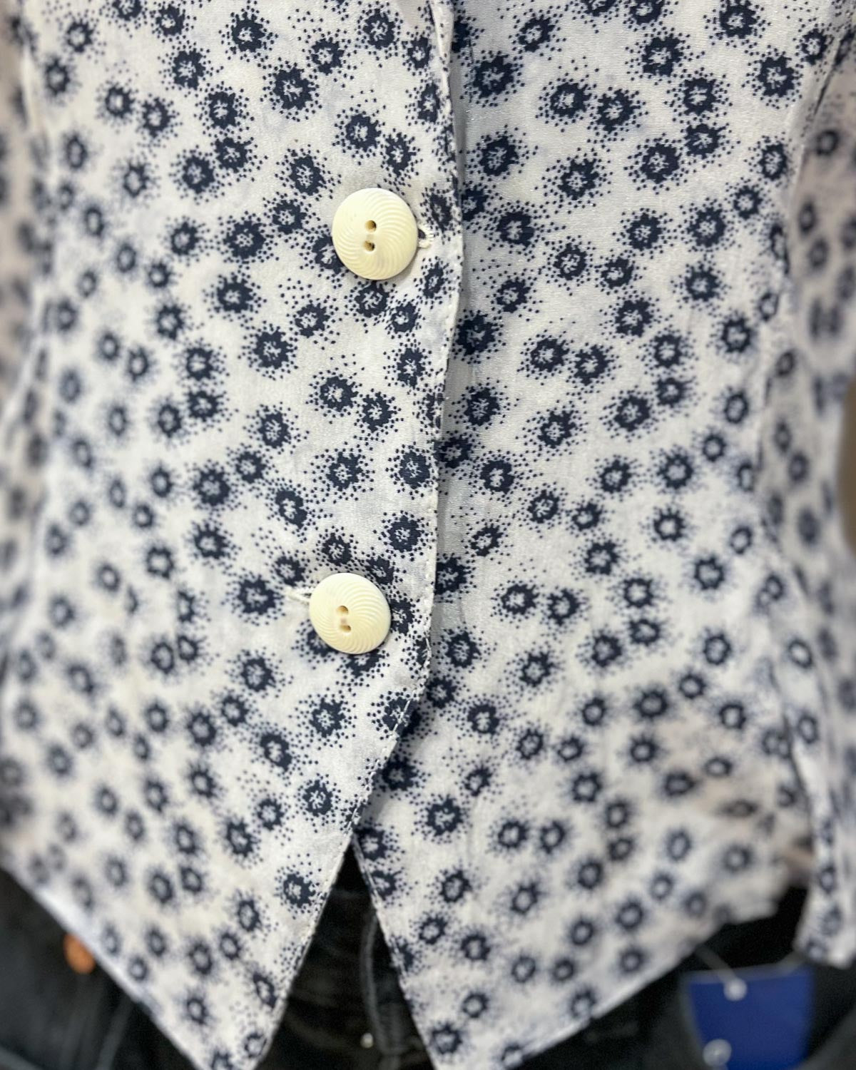Camicia Crop A Fantasia - S