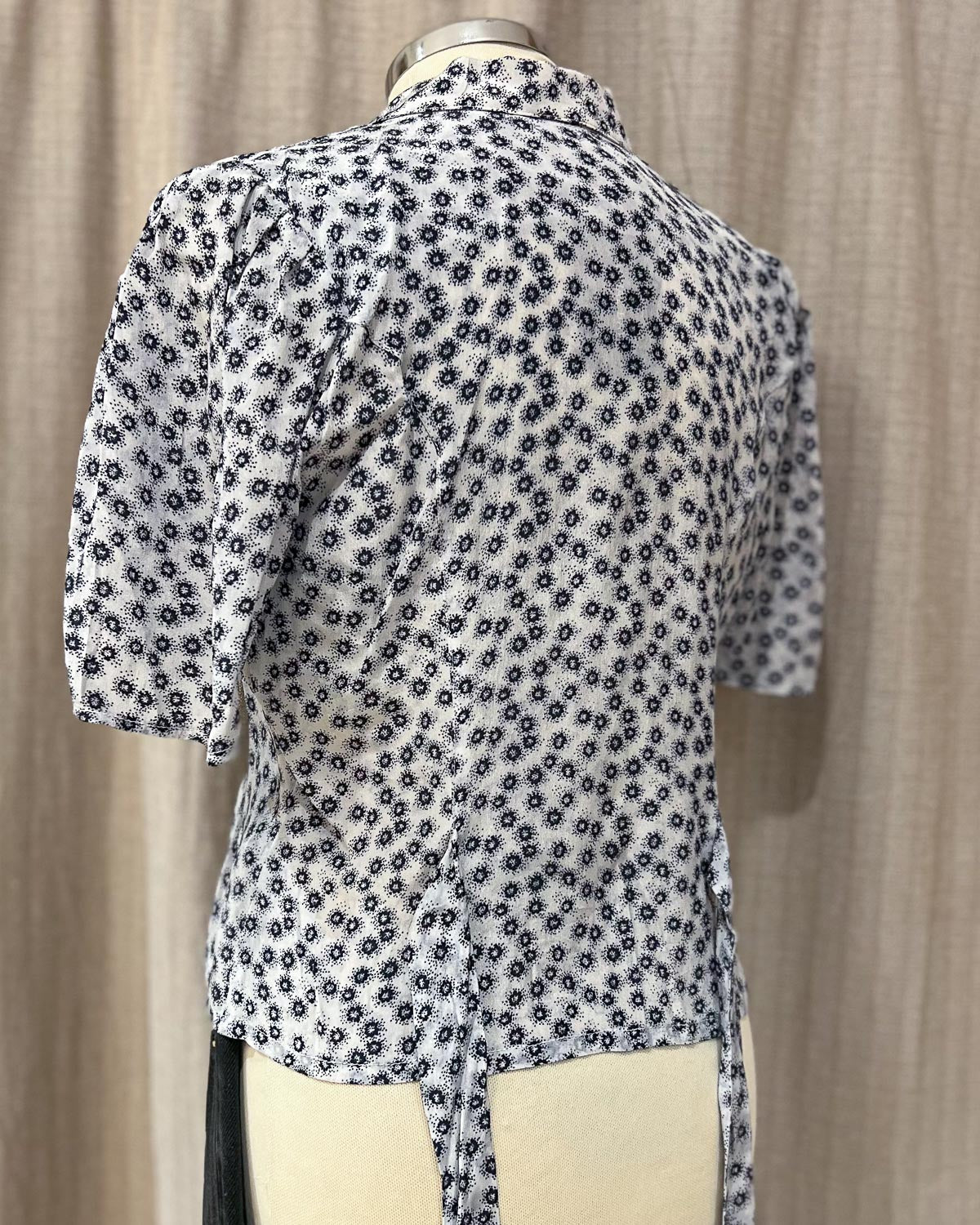 Camicia Crop A Fantasia - S