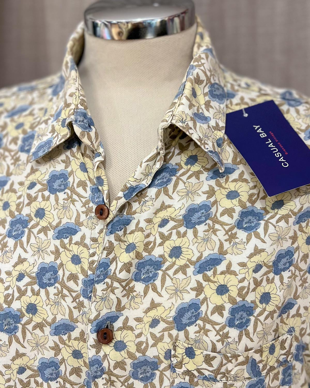 Blusa A Fiori Vintage - L