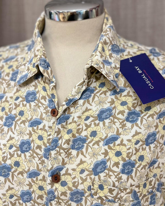 Blusa A Fiori Vintage - L