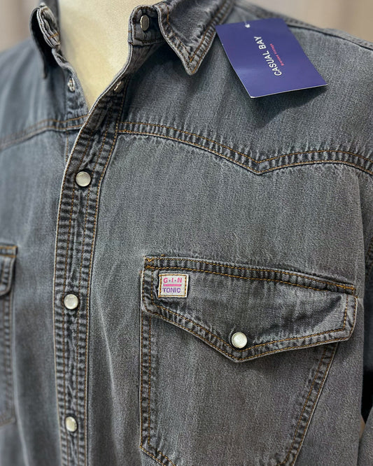 Gin Tonic - Camicia In Denim - XL