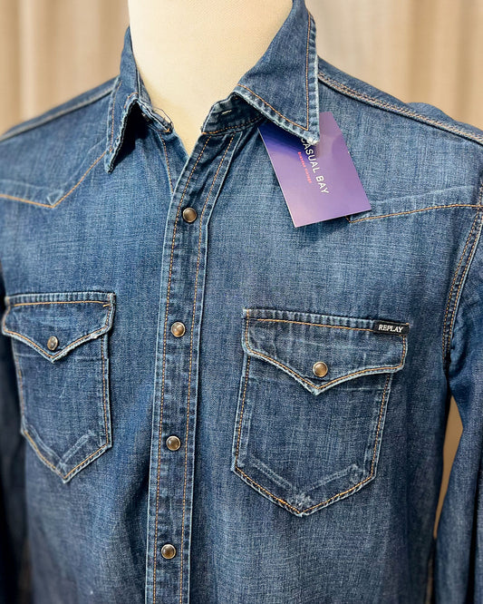 Replay - Camicia In Denim - L