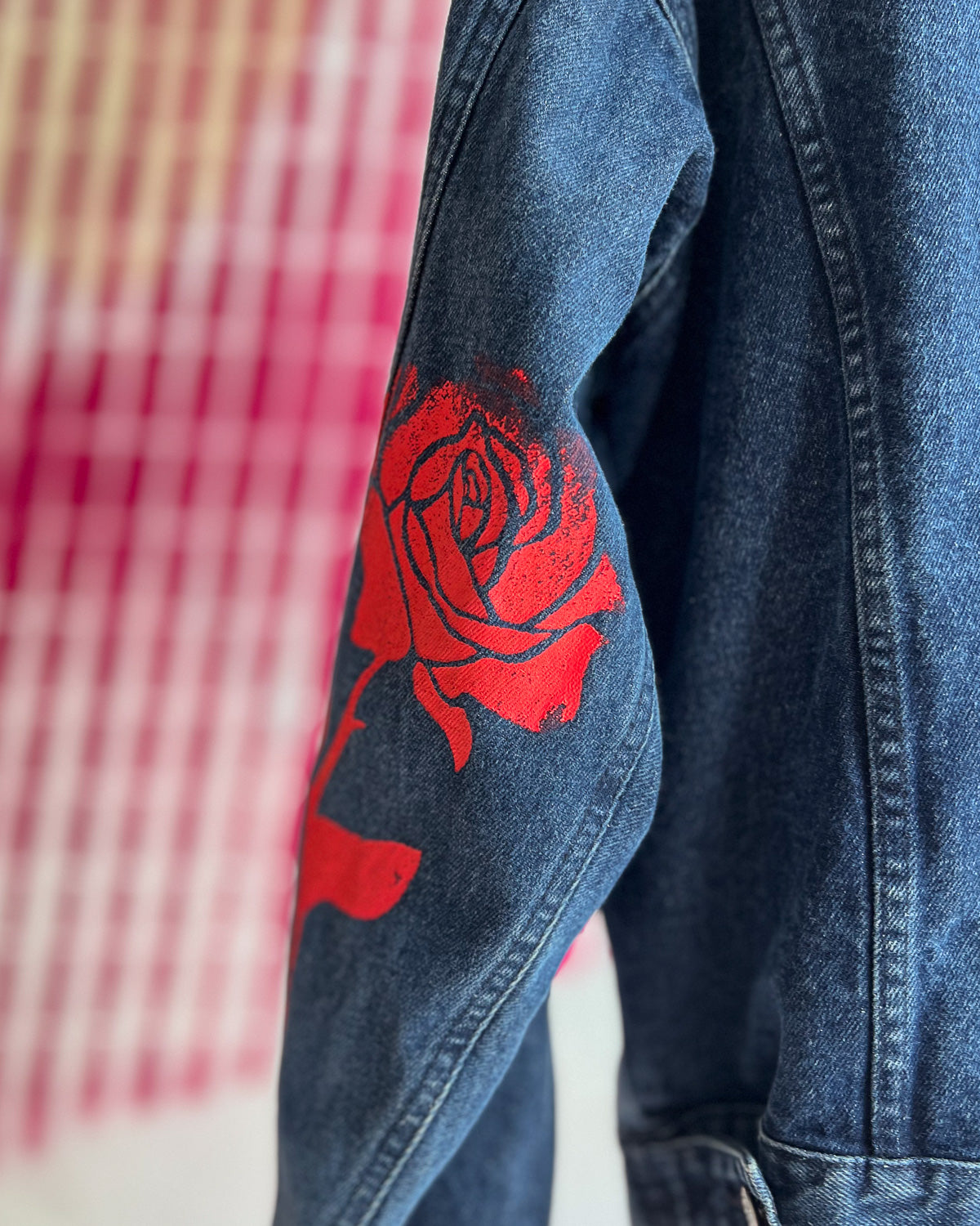 Denim Jecket Custom  XL