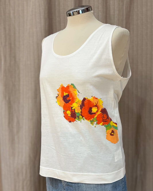 Canotta Grafica Fiori - M/L