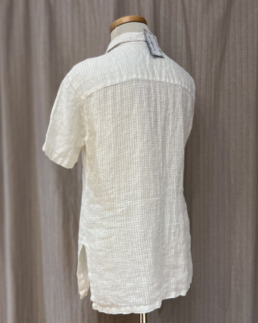 Camicia Vintage In Lino Traforata - M/L
