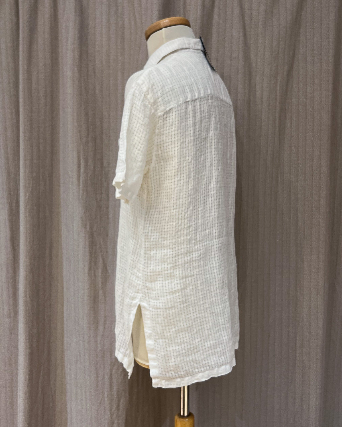 Camicia Vintage In Lino Traforata - M/L