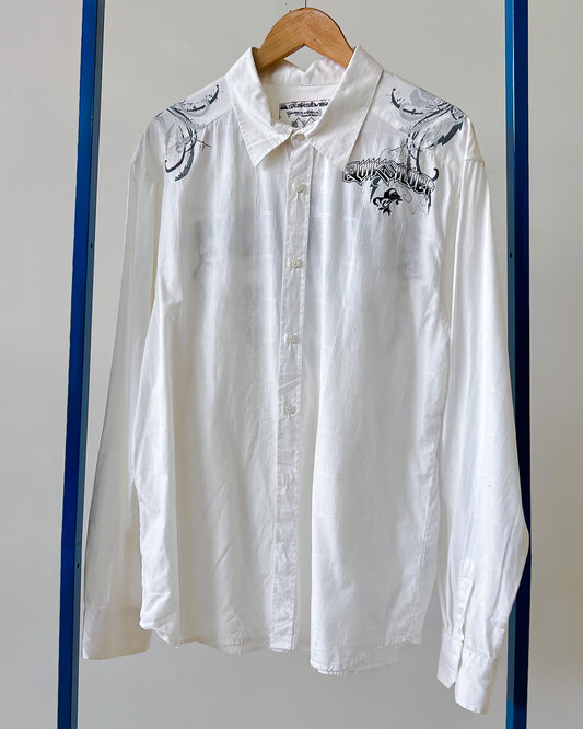 Quiksilver - Camicia Vintage Ricamata - L