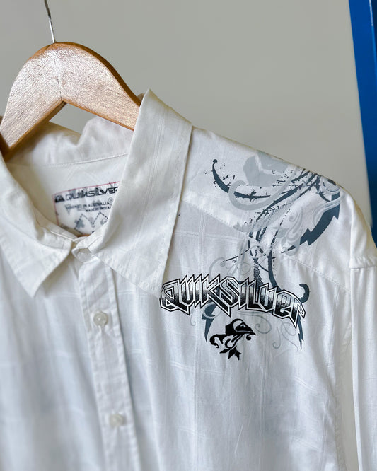 Quiksilver - Camicia Vintage Ricamata - L