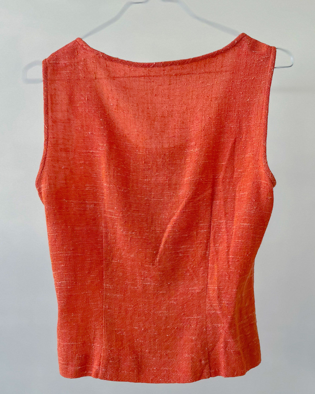 Gilet Vintage Misto Lino - S