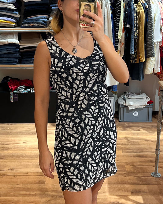Vestito Vintage A Fantasia  M