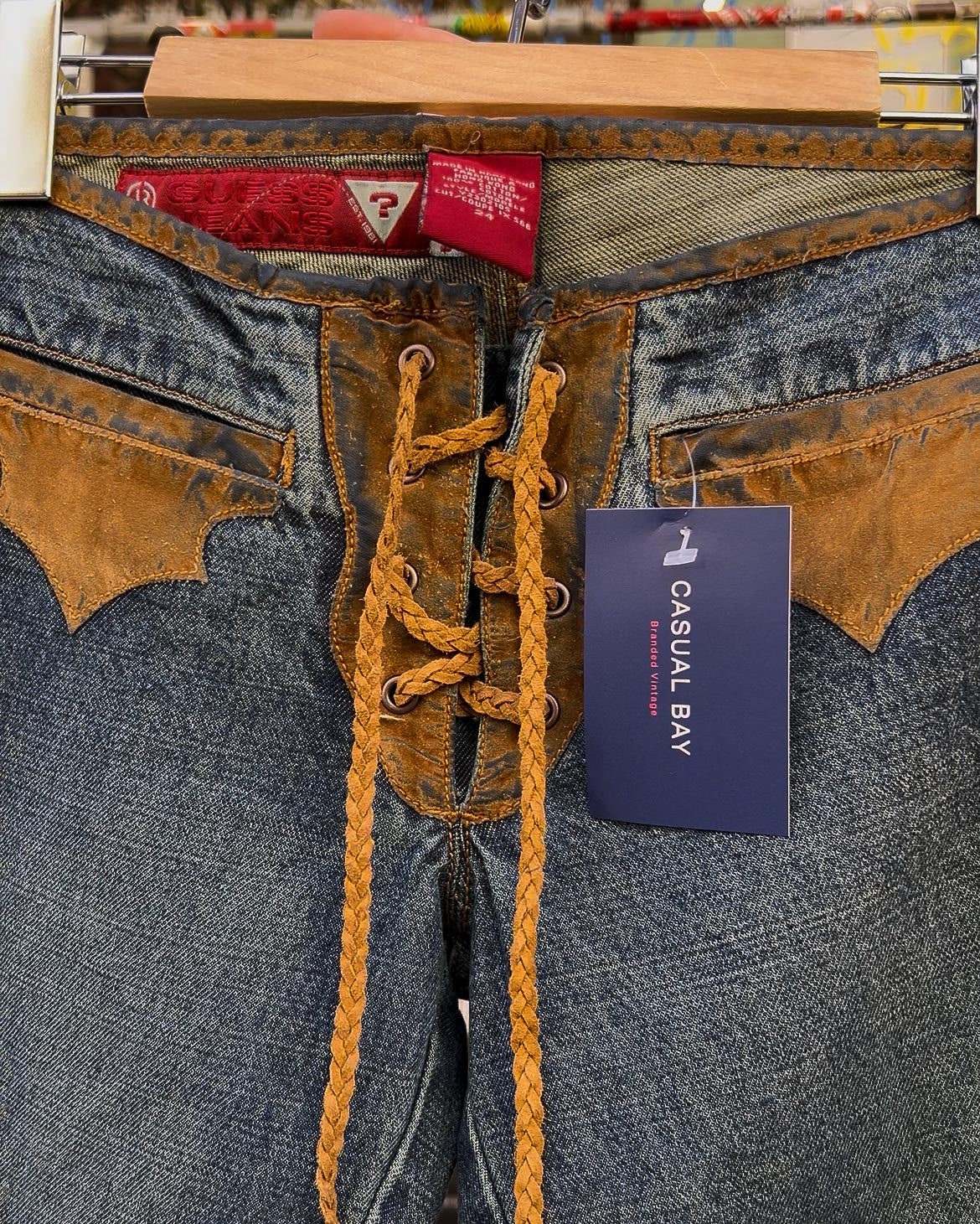Guess  Jeans Bootcut Con Laccì  S