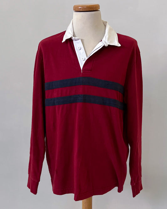 Polo A Righe Oversize - L