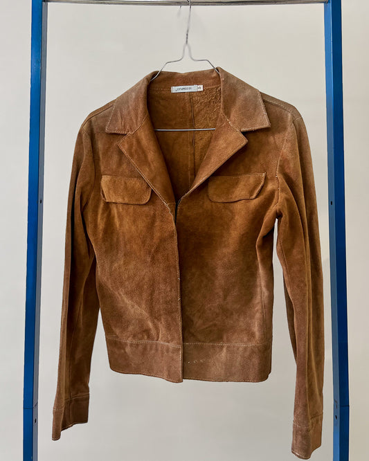 Blazer In Pelle Vintage - S