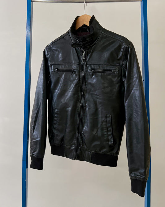 Giacca In Pelle Corta Vintage - S