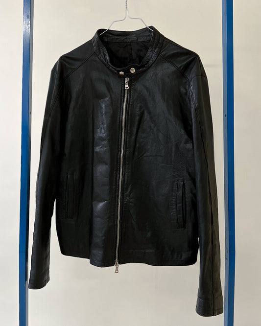 Giacca In Pelle Basic - L