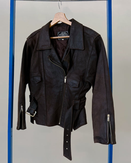 Chiodo Vintage In Vera Pelle - M/L