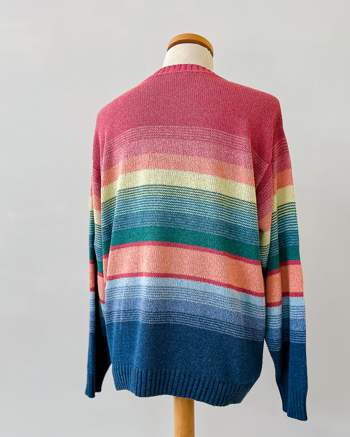 Maglione A Righe Vintage Oversize - XL