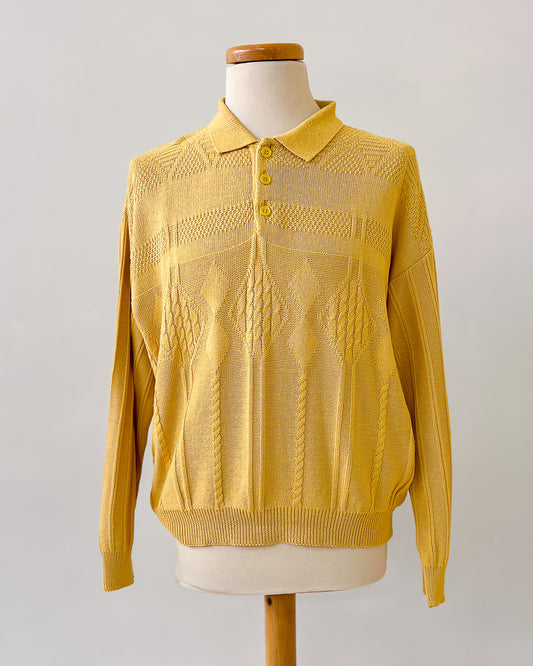 Maglione Vintage Con Colletto - L