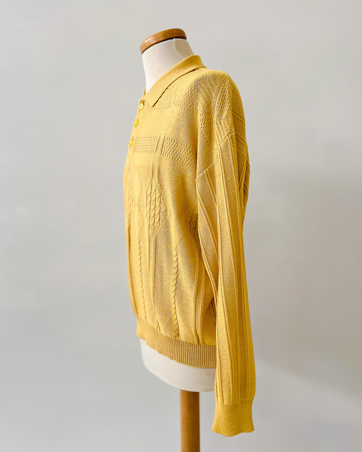 Maglione Vintage Con Colletto - L