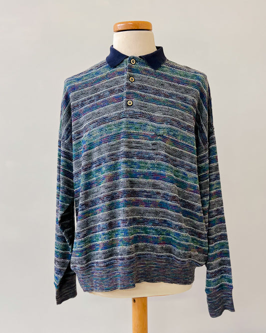 Maglione Vintage Con Colletto - L