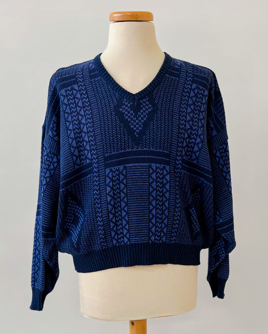 Navigare - Maglione A Fantasia Vintage - L