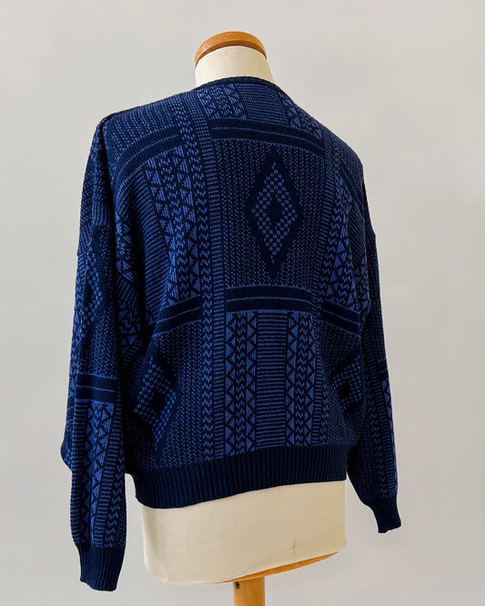 Navigare - Maglione A Fantasia Vintage - L
