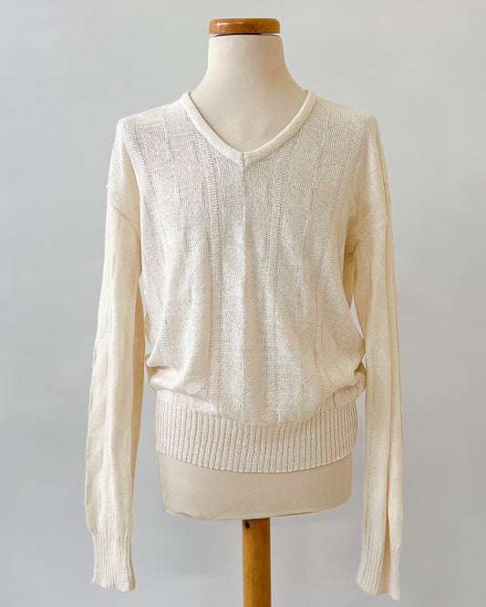 Maglione Vintage Con Scollo A V - M