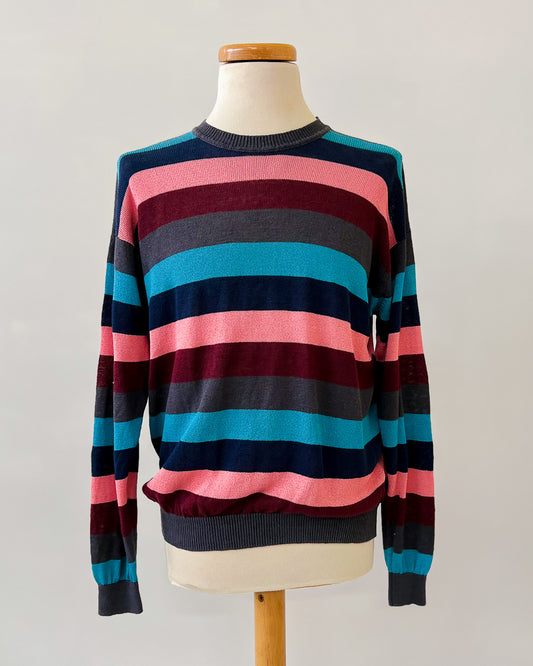 Maglione A Righe Vintage - S/M