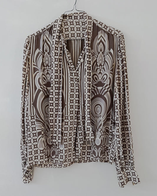 Camicia Vintage A Fantasia - S