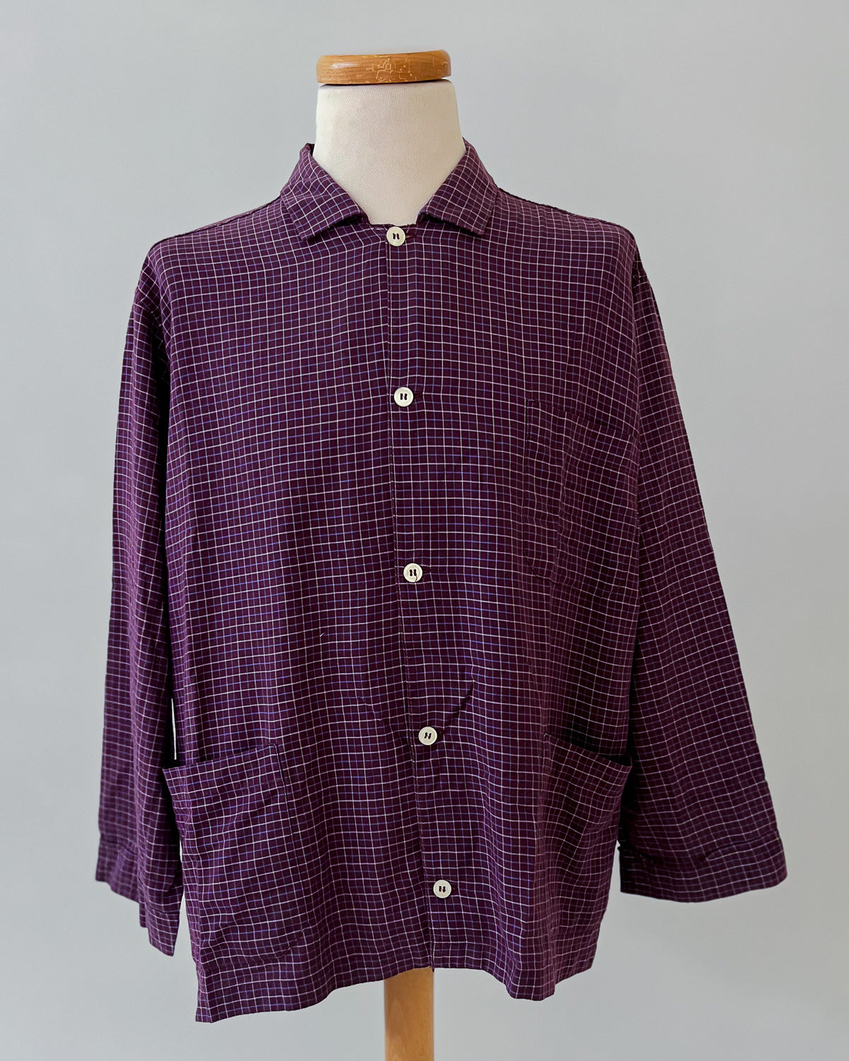Camicia A Quadri Con Tasche - L