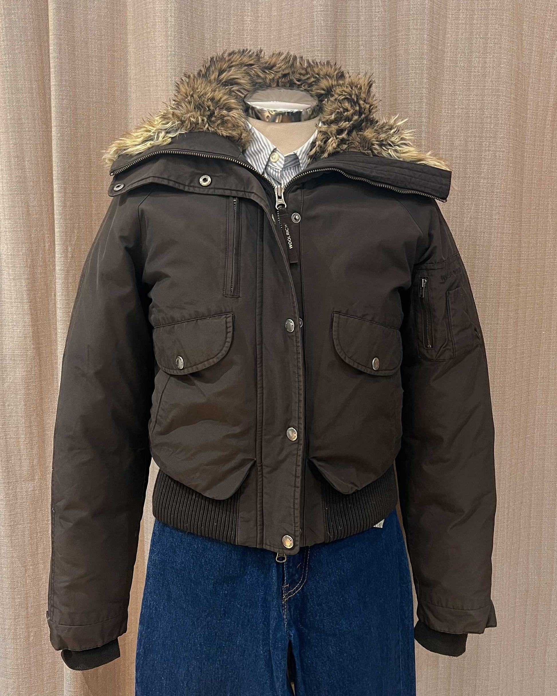 Woolrich - Bomber Con Pelliccia -S