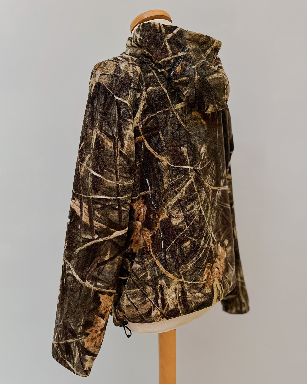 Giacca In Pile Vintage Camo - L