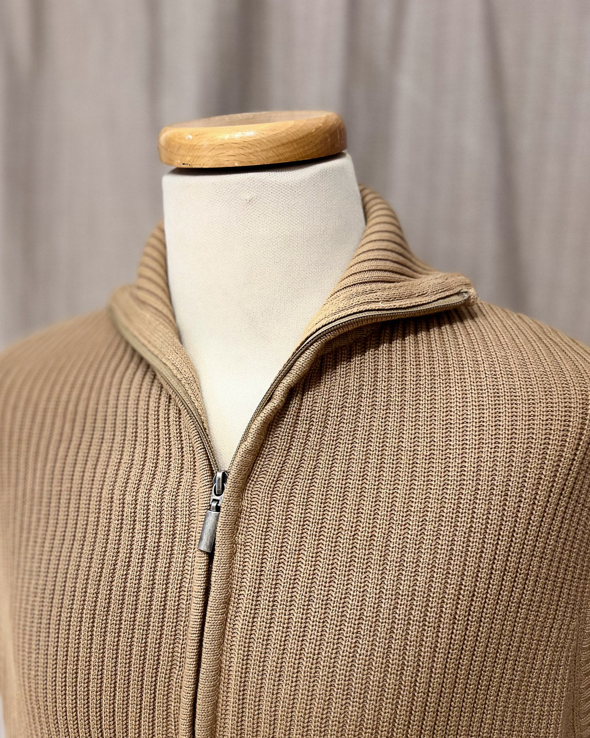 Gilet Vintage Con Zip - XL