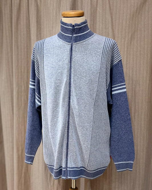 Maglione Vintage Con Zip - XL