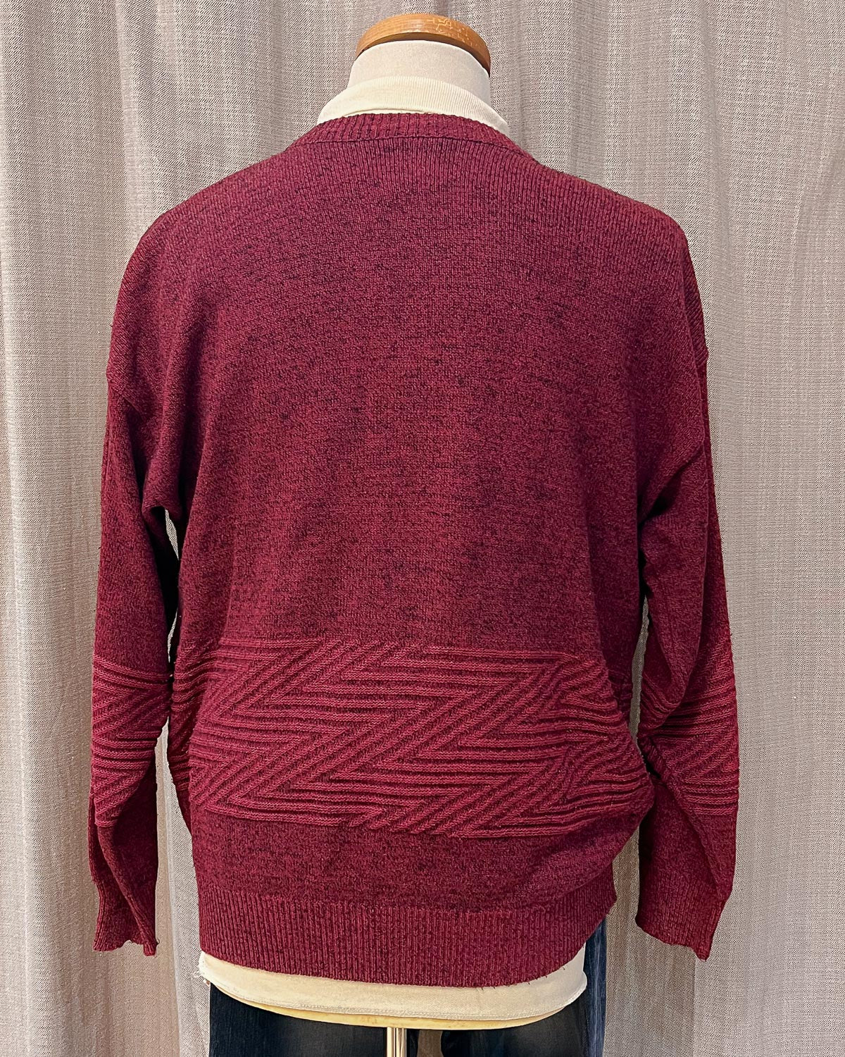 Cardigan Vintage Con Ricamo - L