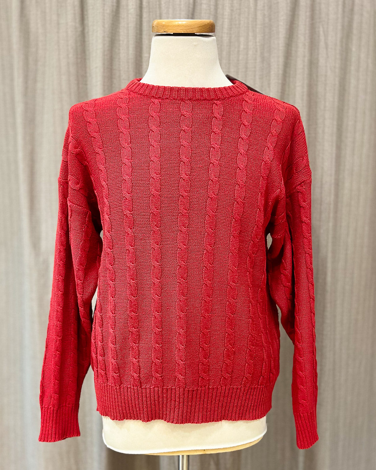 Maglione A Trecce Vintage - L