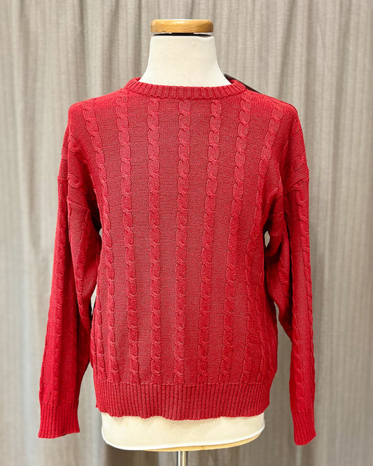 Maglione A Trecce Vintage - L